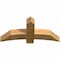 Ekena Millwork Bellingham Rough Sawn Timber Gable Bracket, Western Red Cedar, 48"W x 22"H x 6"D x 6"F, 11/12 Pitch GBW048X22X0606BEL00RWR - alternate 2